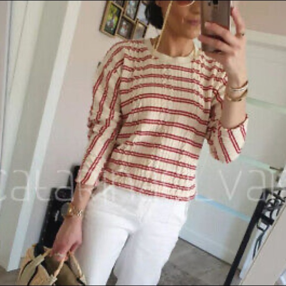 Zara Striped Sweatshirt